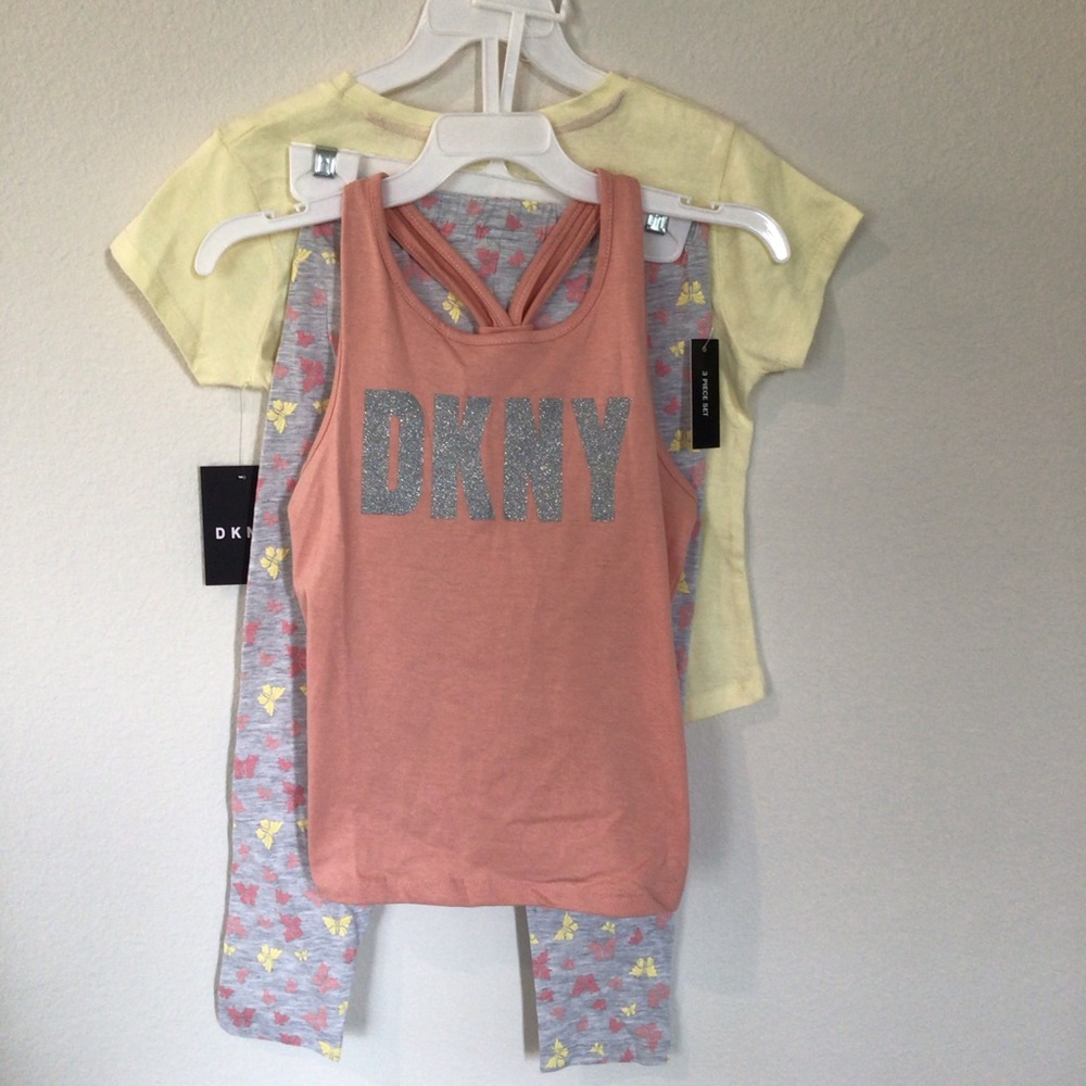 DKNY Girls 3 pc Set - Picture 2 of 5